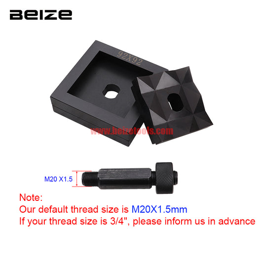 BEIZE 92x92mm Hydraulic Knockout Punch Die for Metal Hydraulic Knockout Puncher SYK-15