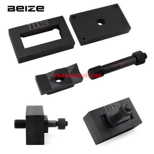 【Ready Stock】71x29mm Hydraulic Knockout Punch Rectangle Die for SYK-8 / SYK-15 Hydraulic Knockout Punch Driver Tool (Only die)
