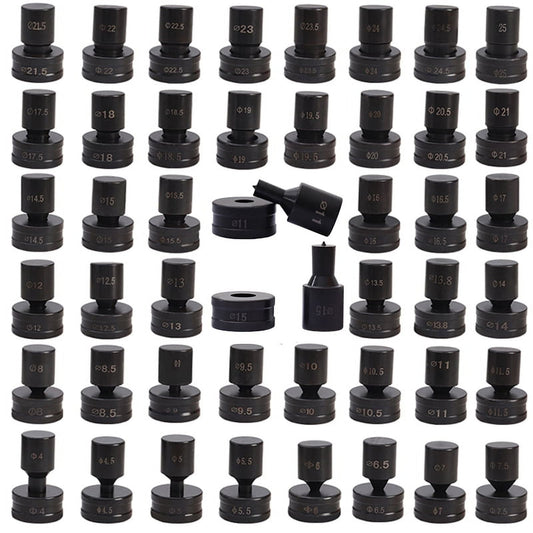 22 Pieces Hydraulic Punching Mould CH-70 Hydraulic Punching Dies Round Die