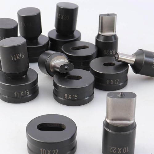 BEIZE 1 Piece Hydraulic Oval Hole Punch Die for CH-70 Hydraulic Hole Puncher