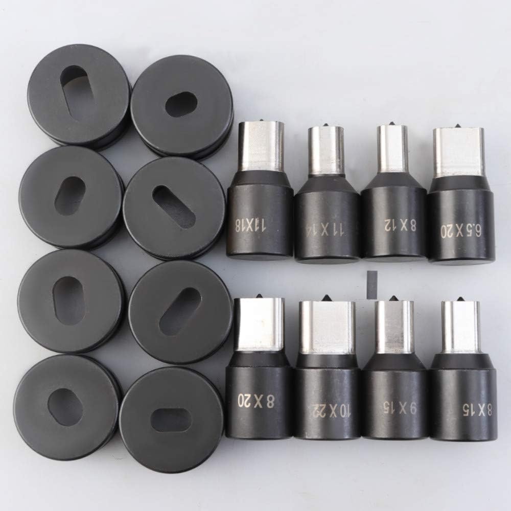 BEIZE 1 Piece Hydraulic Oval Hole Punch Die for CH-70 Hydraulic Hole Puncher